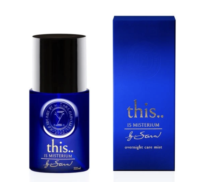 this.. is MISTERIUM Overnight Care Mist by Sara, noční bezoplachová maska, Luxusnivlasy.cz, 1600 Kč