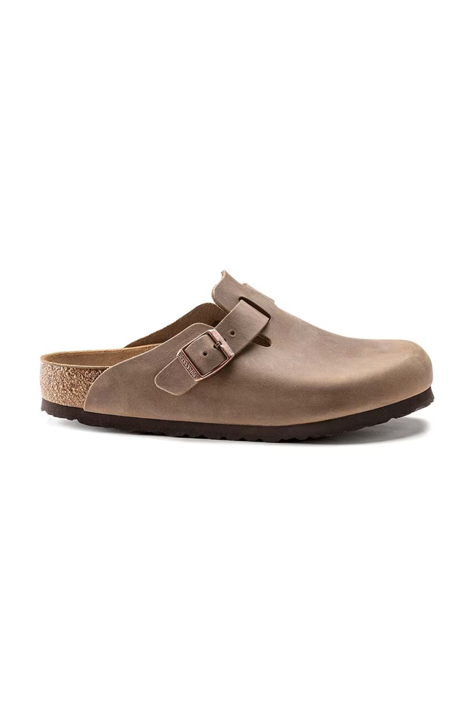 Nubukové pantofle Birkenstock Boston, Answear, 3 799 Kč