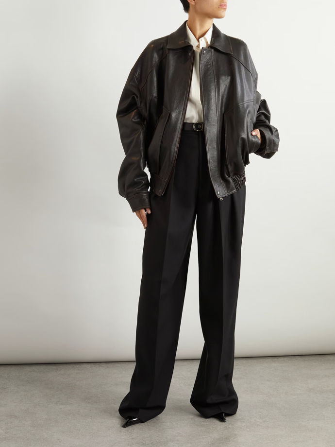 Kožená bunda, SAINT LAURENT, Net-a-porter, €5,330