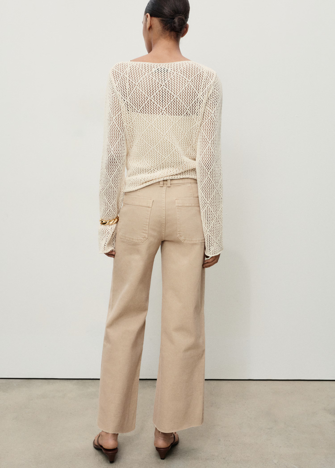 Džíny Catherin culottes s vysokým pasem, Mango, 899 Kč