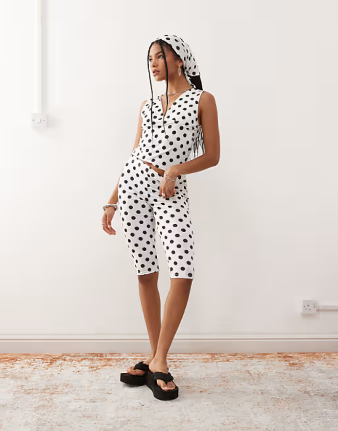 Capri puntíkované, ASOS, €32.99