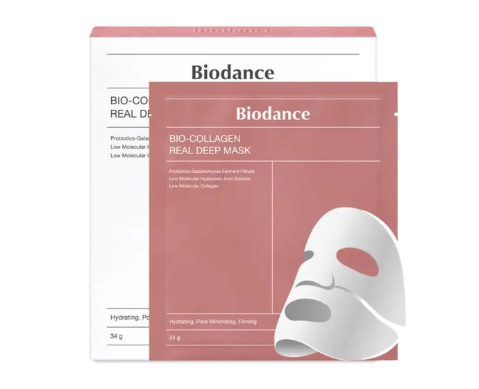 Bio-Collagen Real Deep Mask, Biodance, Rossmann, 149 KčHloubkově hydratační a zpevňující maska s probiotiky, kolagenem a kyselinou hyaluronovou, která vyživuje mdlou pleť a zlepšuje její elasticitu. Okamžitě zklidňuje, zjemňuje póry a dodává pleti svěží, vypnutý vzhled. Ideální pro pleť se sklony k dehydrataci, ztrátě jasu nebo prvními známkami stárnutí. Bio-Collagen Real Deep Mask, Biodance, Rossmann, 149 KčHloubkově hydratační a zpevňující maska s probiotiky, kolagenem a kyselinou hyaluronovou, která vyživuje mdlou pleť a zlepšuje její elasticitu. Okamžitě zklidňuje, zjemňuje póry a dodává pleti svěží, vypnutý vzhled. Ideální pro pleť se sklony k dehydrataci, ztrátě jasu nebo prvními známkami stárnutí.