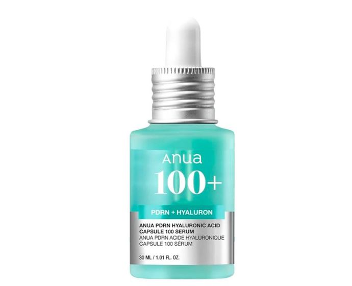 PDRN Hyaluronic Acid Capsule 100 Serum, Anua, Kosco.cz, 599 KčIntenzivně hydratační sérum s 11 typy kyseliny hyaluronové a PDRN z lososové DNA obnovuje, zpevňuje a rozjasňuje pokožku. Díky kapslové technologii se aktivní látky vstřebávají přímo do hlubších vrstev pleti. Ideální pro pleť bez života, s vráskami nebo ztrátou pružnosti.