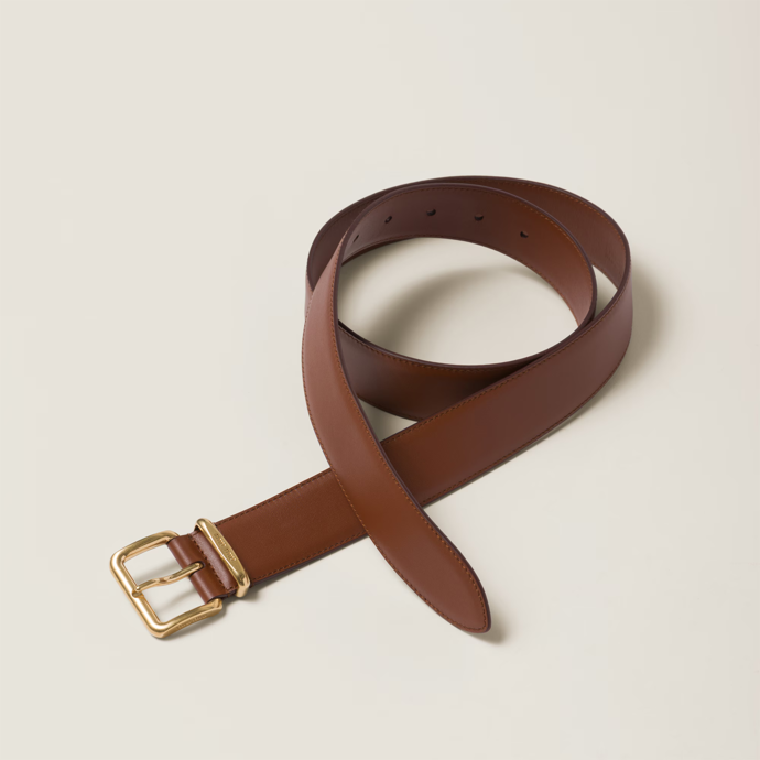 Kožený pásek, MiuMiu, € 490