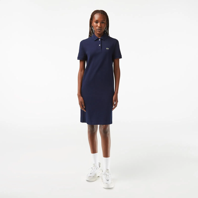 Tmavě modré tričkové šaty, Lacoste, 2 459 Kč 