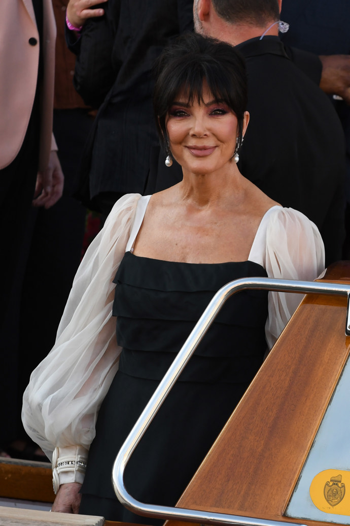  Kris Jenner na svatbě Jeffa Bezose a Lauren Sanchez