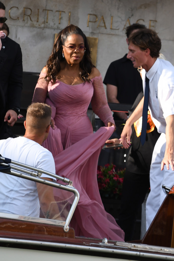  Oprah Winfrey na svatbě Jeffa Bezose a Lauren Sanchez