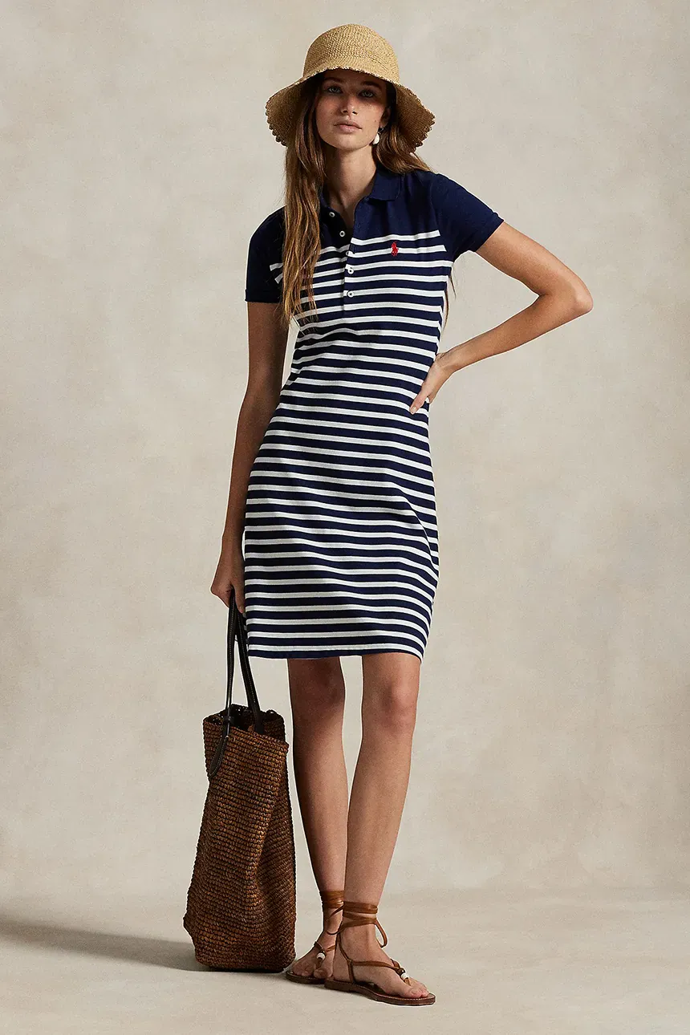 Pruhované tričkové šaty, Polo Ralph Lauren, Answear, 4 199 Kč 