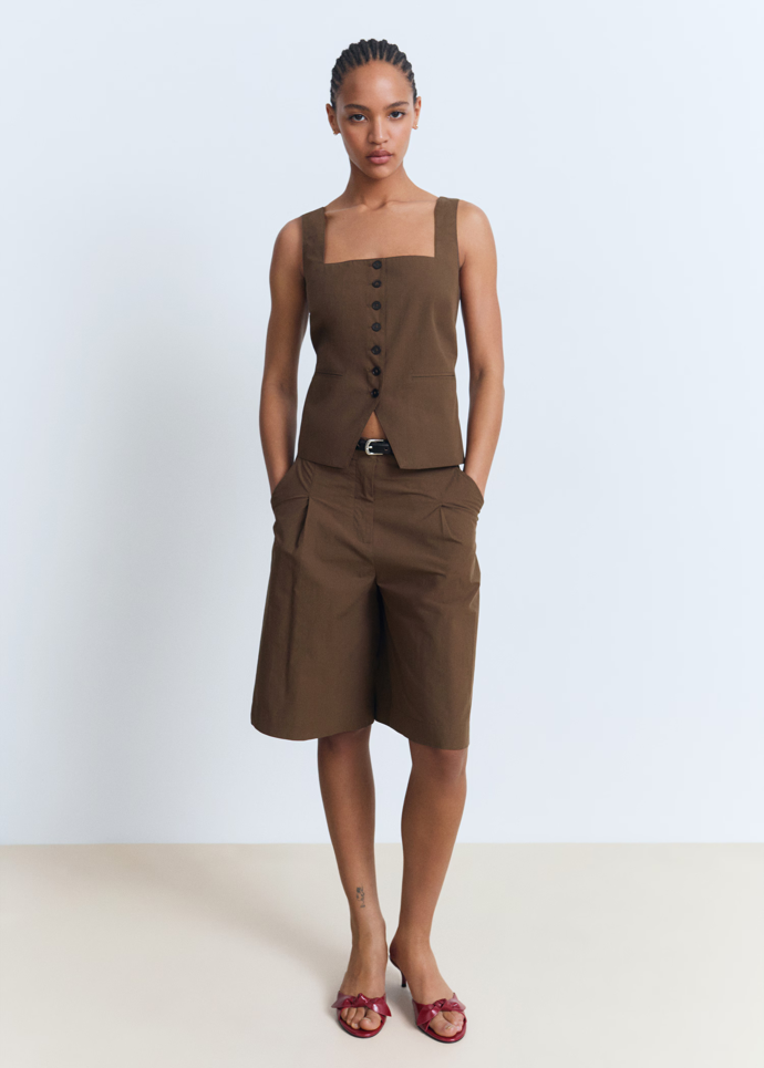 Cotton bermudy, Mango, 999 Kč
