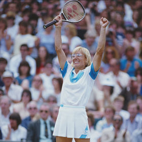 Martina Navrátilová, Wimbledon, 1985 Martina Navrátilová, Wimbledon, 1985