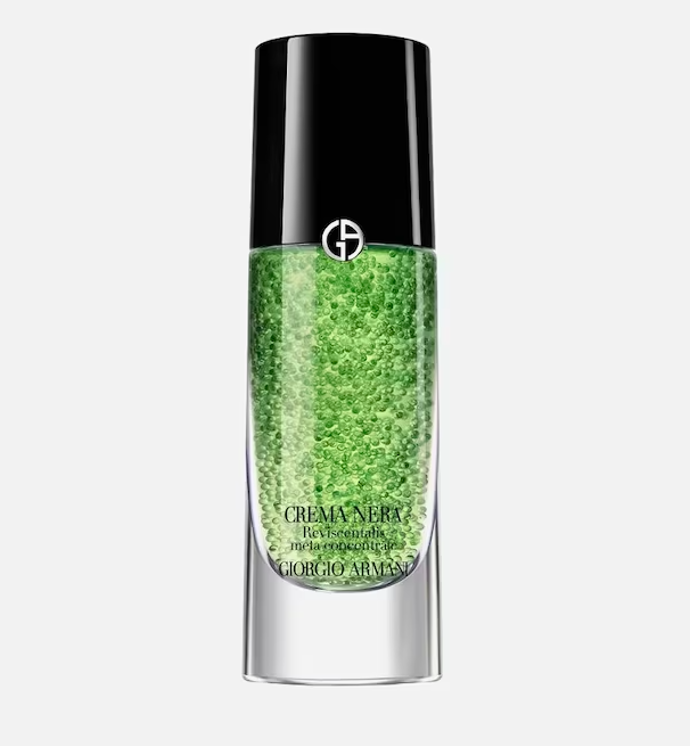  Krém na obličej Armani Crema Nera Reviscentalis Meta Concentrate, Armani, 9 800 Kč, prodává Douglas.cz