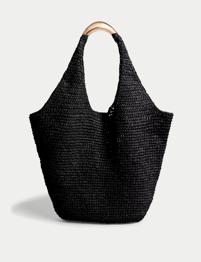  Slaměná plážová taška, Marks & Spencer, 1499 Kč
