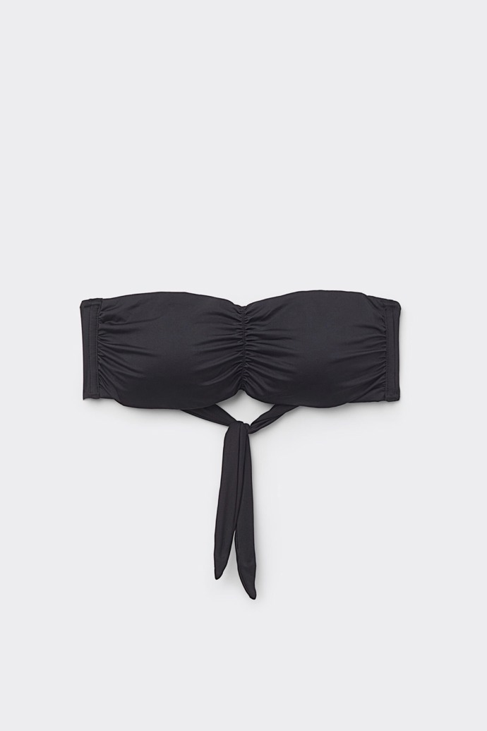  Bikinová podprsenka bandeau s vyjímatelnou vycpávkou a řasením, Tezenis, 349 Kč