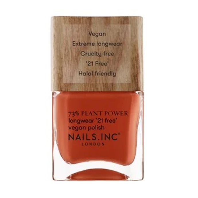 Cihlově oranžový lak na nehty, Nails Inc., Dr. Max, 269 Kč