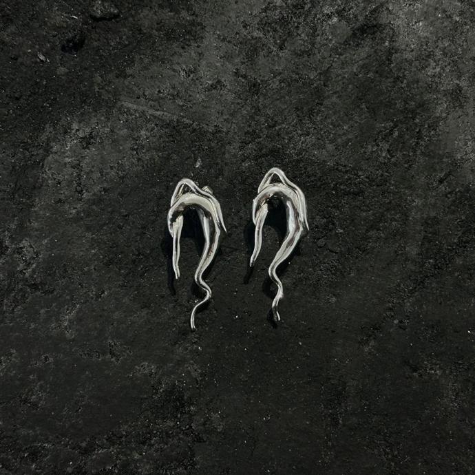 Earrings Tender Tendrils, Magdalena Šťastníková jewelry, 4 250 Kč
