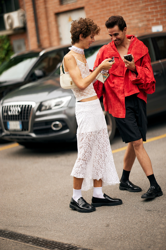 Miláno, streetstyle, SS25