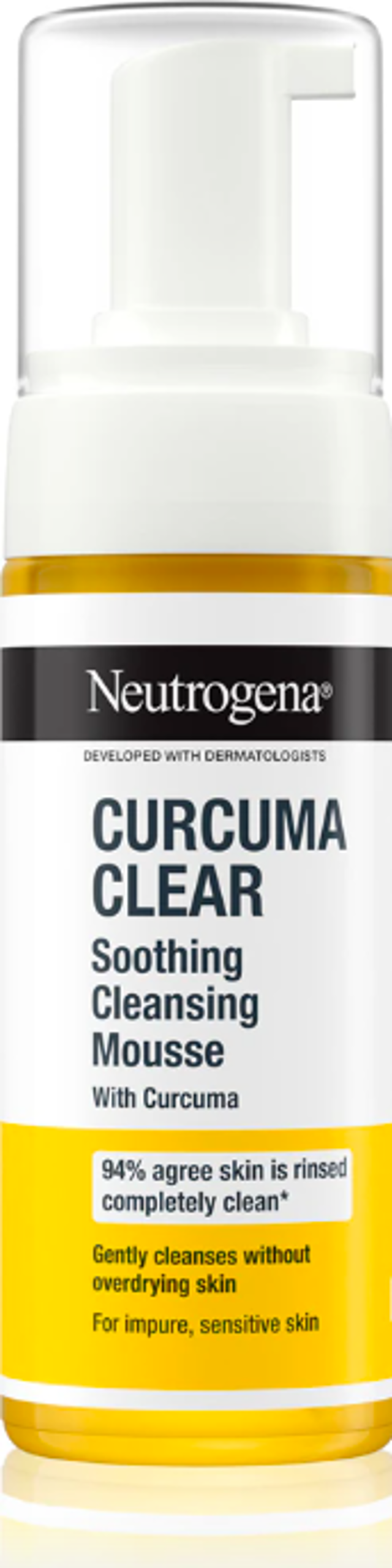 Neutrogena Curcuma Clear Soothing Cleansing Mousse, Notino.cz, 217 Kč Neutrogena Curcuma Clear Soothing Cleansing Mousse, Notino.cz, 217 Kč