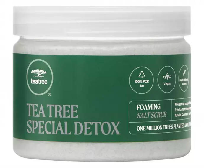  Pěnivý peeling na pokožku hlavy Tea Tree Special Detox, Paul Mitchell, prodává Svetkadernictvi.cz, 917 Kč