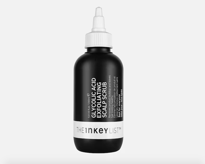  Glycolic Acide Exfoliating Scalp Scrun, The Inkey List, prodává Douglas.cz, 368 Kč