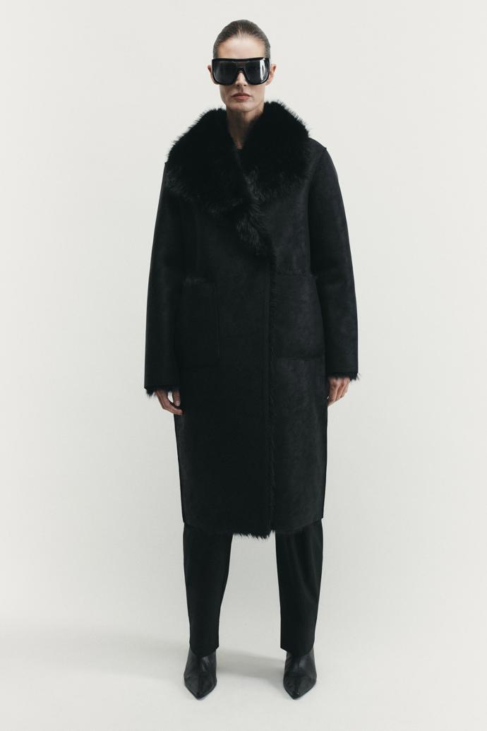 Oboustranný kabát, Zara, 2 599 Kč