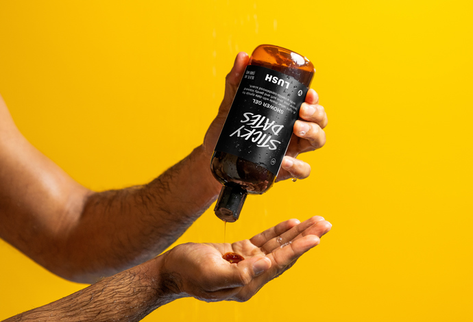 Sticky Dates shower gel
