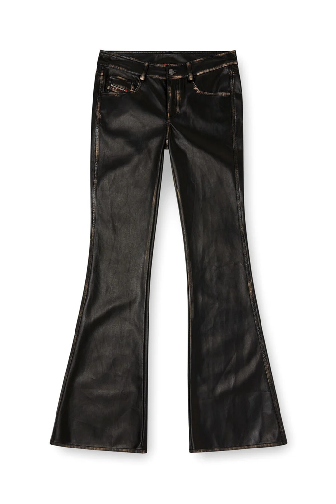Zvonové kožené kalhoty, Diesel, 310 Eur