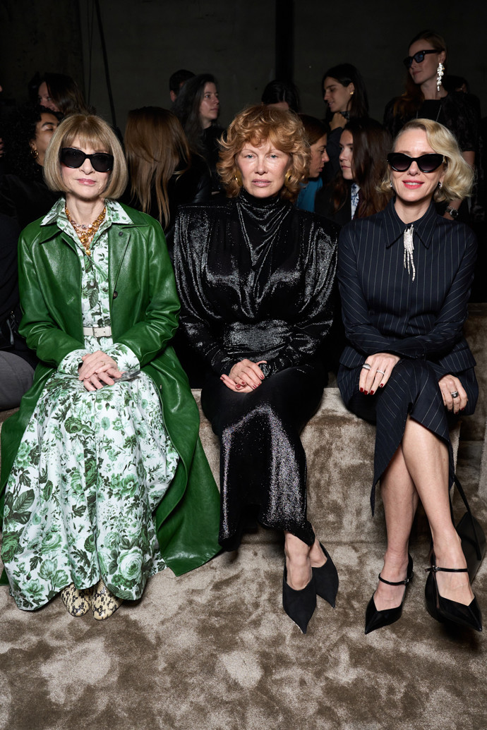 Naomi Watts, Pamela Anderson, Anna WintourMugler, SS26 Naomi Watts, Pamela Anderson, Anna WintourMugler, SS26