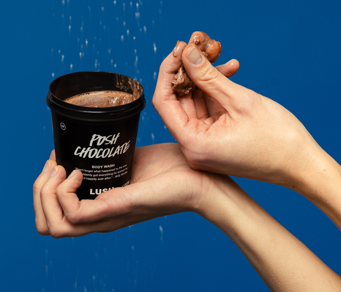 Chocolate body wash