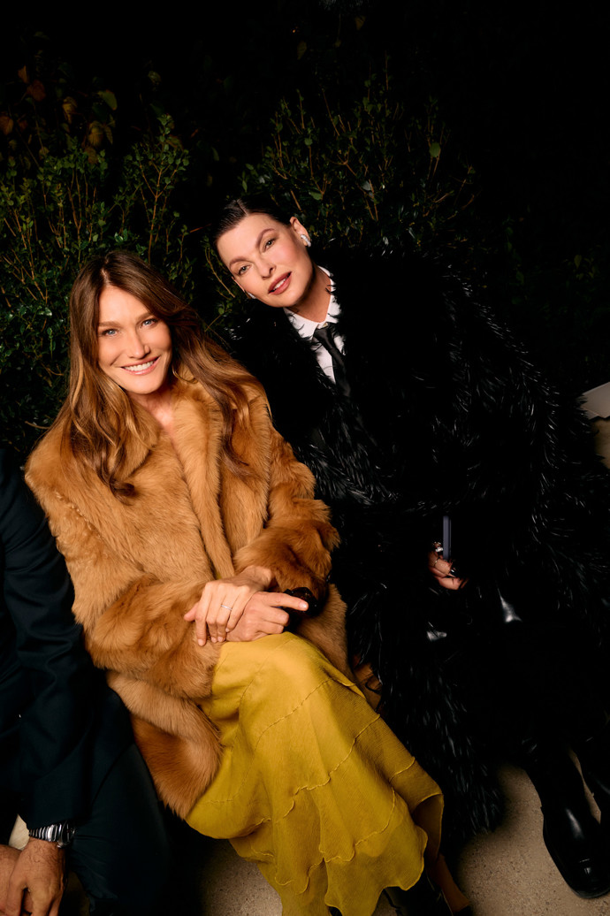 Linda Evangelista, Carla Bruni