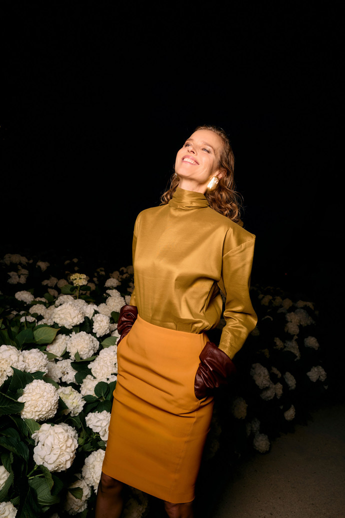 Eva HerzigovaSaint Laurent Eva HerzigovaSaint Laurent