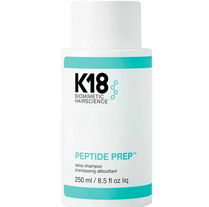  Čisticí detixikační šampon Peptide prep, K18, 836 Kč, prodává Notino.cz