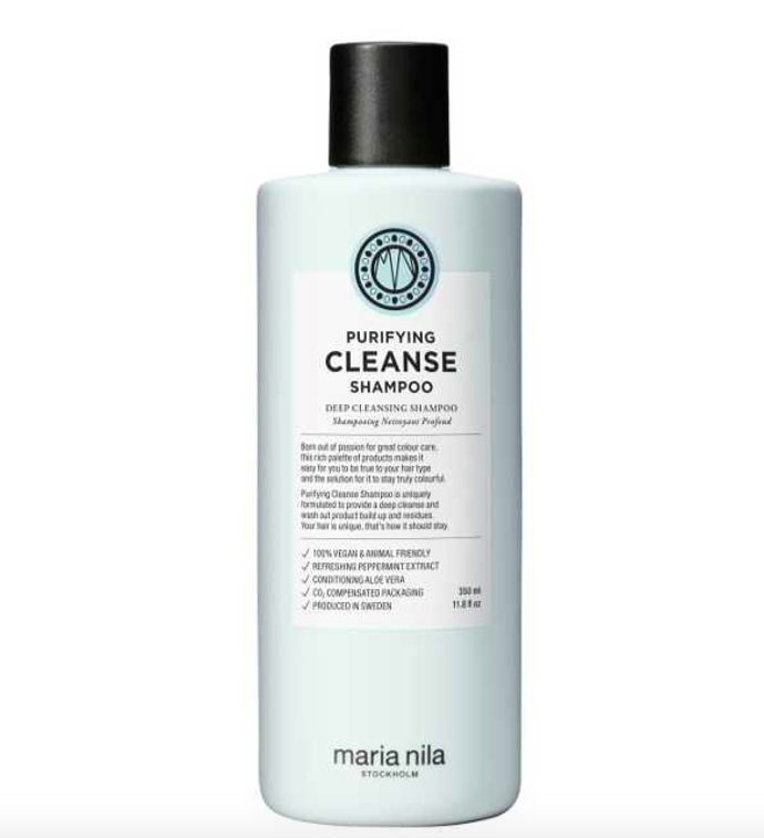  Čisticí šampon pro svědící a podrážděnou pokožku hlavy Purifying Cleanse Shampoo, Maria Nila, 596 Kč, prodává Bezvavlasy.cz
