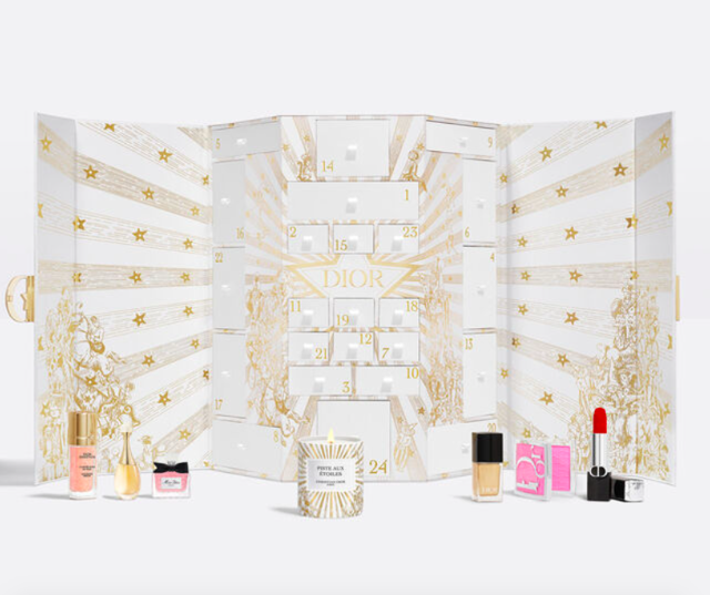 Le 30 Montaigne Beauty Advent Calendar 2025, Dior, 650 euro Le 30 Montaigne Beauty Advent Calendar 2025, Dior, 650 euro