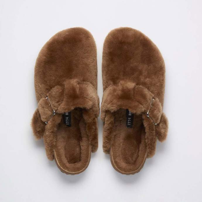 Birkenstock Boston s kožíškem, Birkenstock, 9 360 Kč
