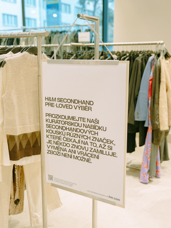 H&M v paláci Anděl a Pre-loved koncept