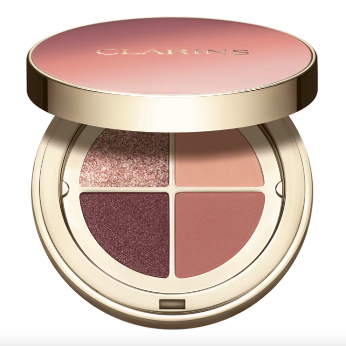  Paletka očních stínů Quad Eyeshadow Palette 4 couleurs, 01 Fairy Tale Nude gradation, Clarins, 1 380 Kč