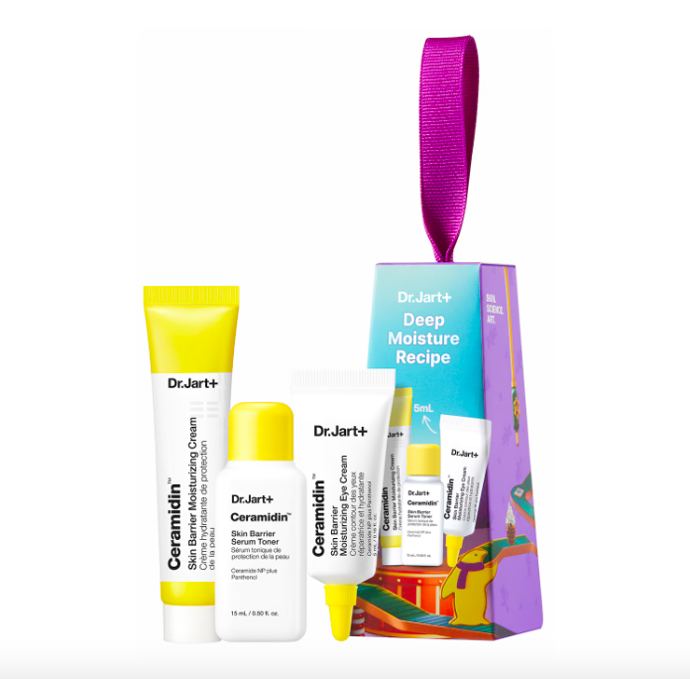  Set péče o pleť Holiday Set - Ceramidin Deep Moisture Recipe, Dr. Jart, prodává Sephora, 860 Kč