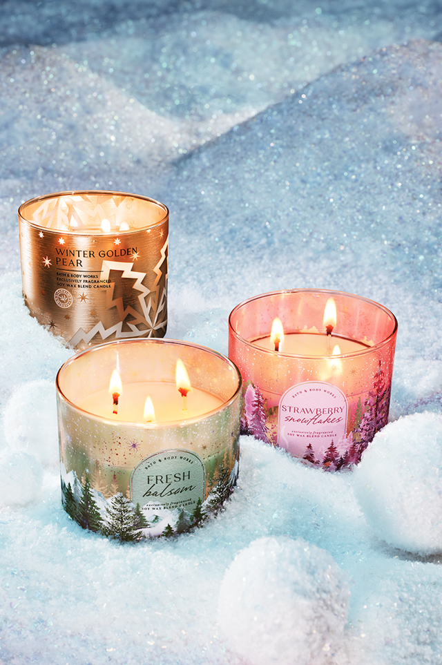 Kolekce vánočních svíček Bath & Body Works Kolekce vánočních svíček Bath & Body Works