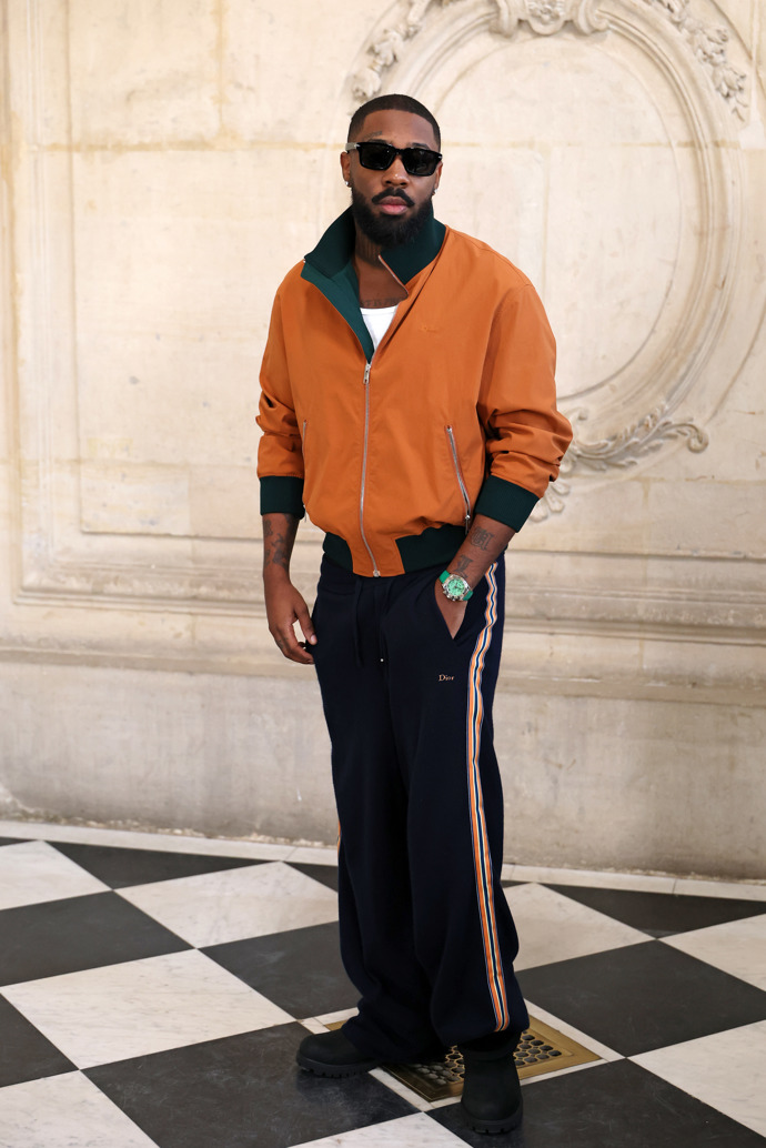 Brent Faiyaz na Paris Fashion Week Men’s 2026