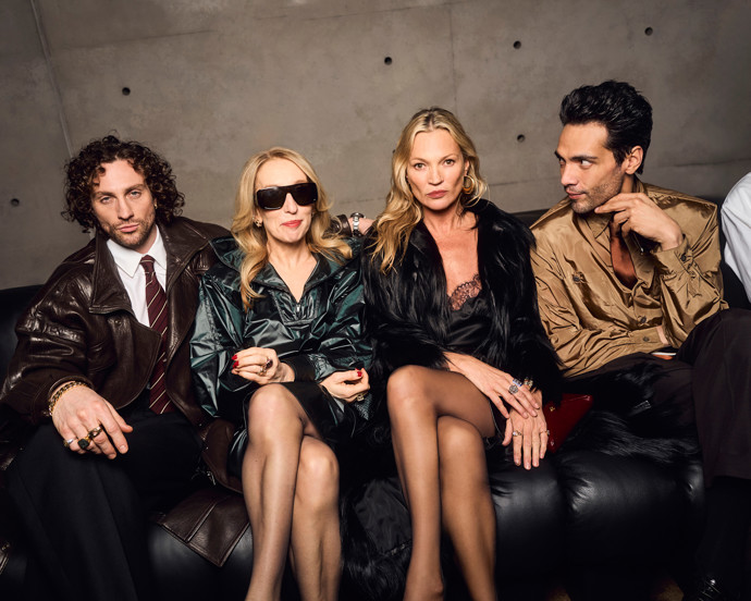 Aaron Taylor-Johnson, Sam Taylor-Johnson, Kate Moss, Diego Calva