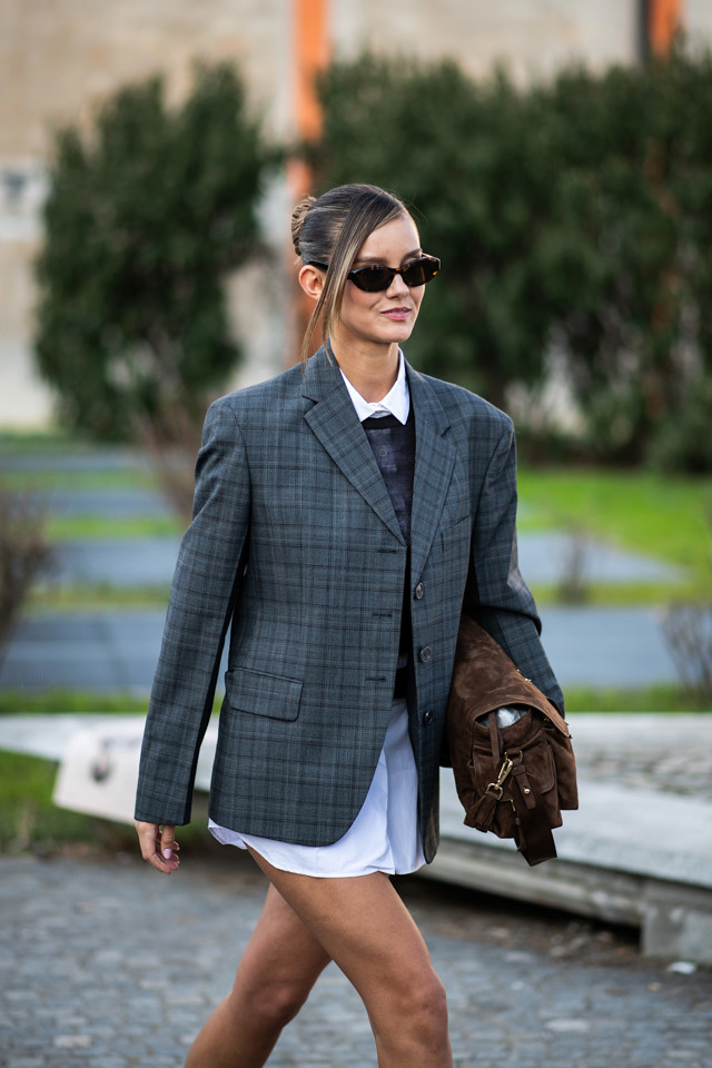  French twist na Milan Fashion Week