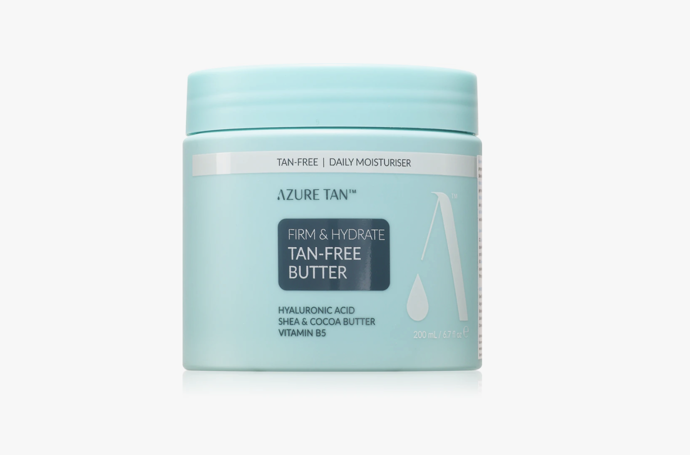  Hydratační tělové máslo Firm&Hydrate, Azure Tan, prodává Notino, 535 Kč