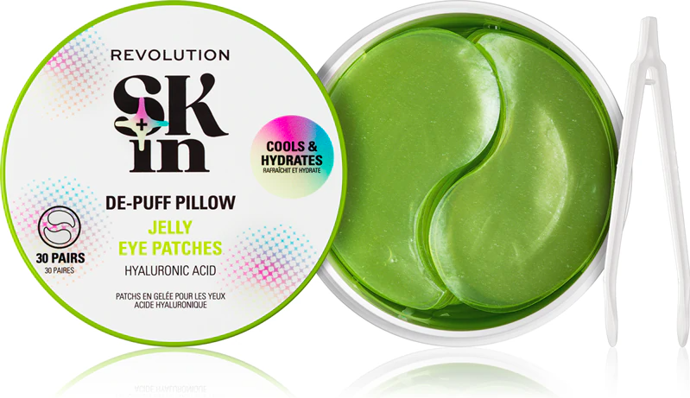  Skindividual Happy Hydrate De-Puff Hyaluronic Acid Jelly Eye Patches, Revolution Skincare, prodává Notino.cz, 420 Kč 