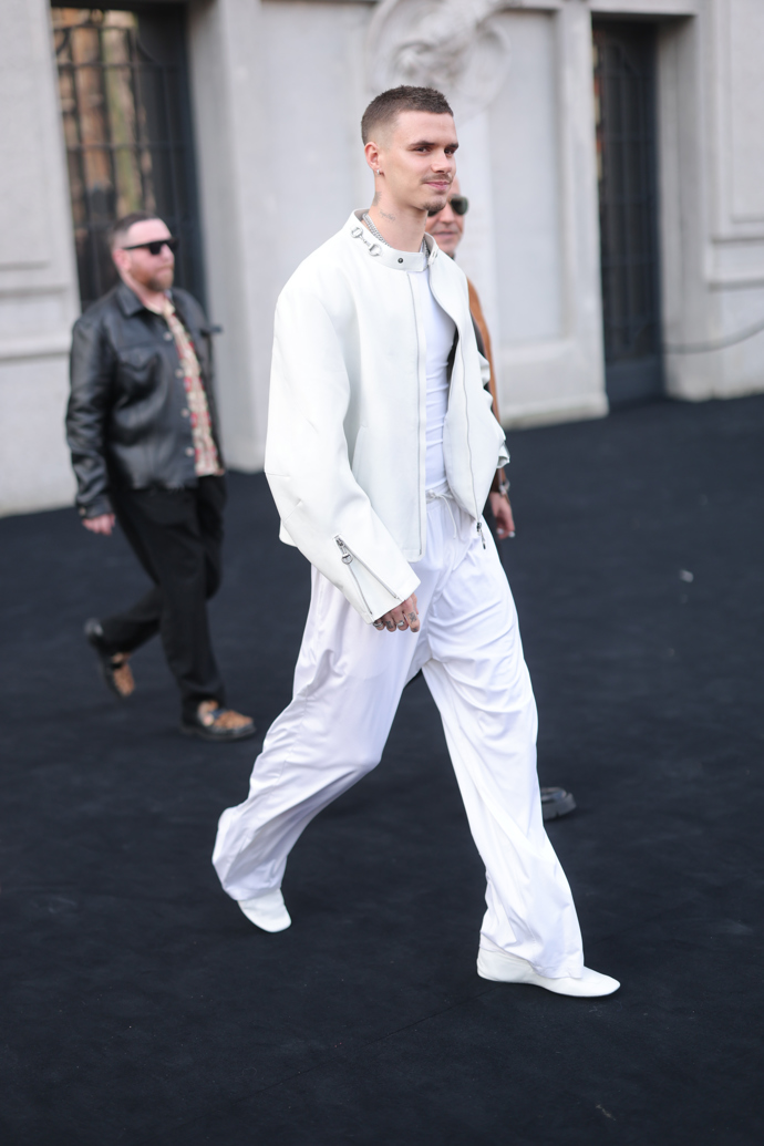  Romeo Beckham na přehlídce Gucci