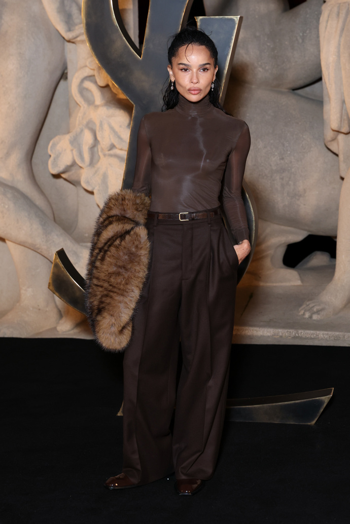   Zoe Kravitz na Paris Fashion Week FW 2026/27