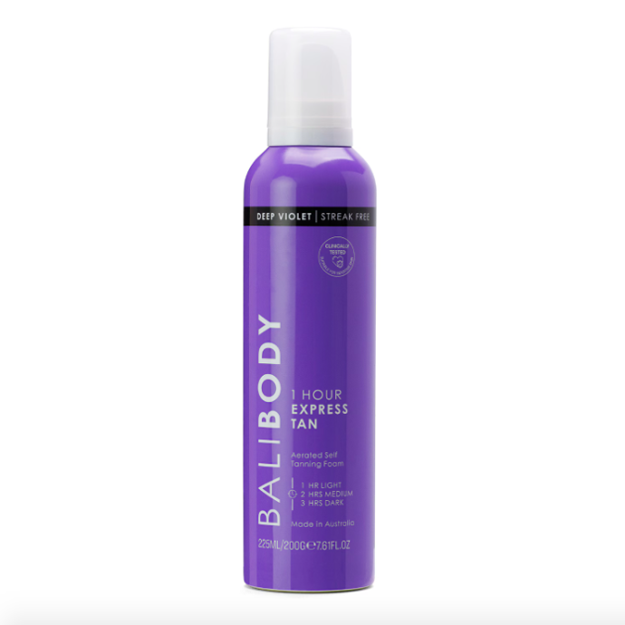  Samoopalovací přípravek Violet 1 Hour Express, Bali Body, prodává Sephora, 860 Kč