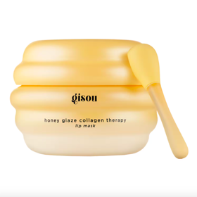 Hydratační maska na rty s medem Honey Glaze Collagen Therapy, Gisou, prodává Sephora, 670 Kč Hydratační maska na rty s medem Honey Glaze Collagen Therapy, Gisou, prodává Sephora, 670 Kč
