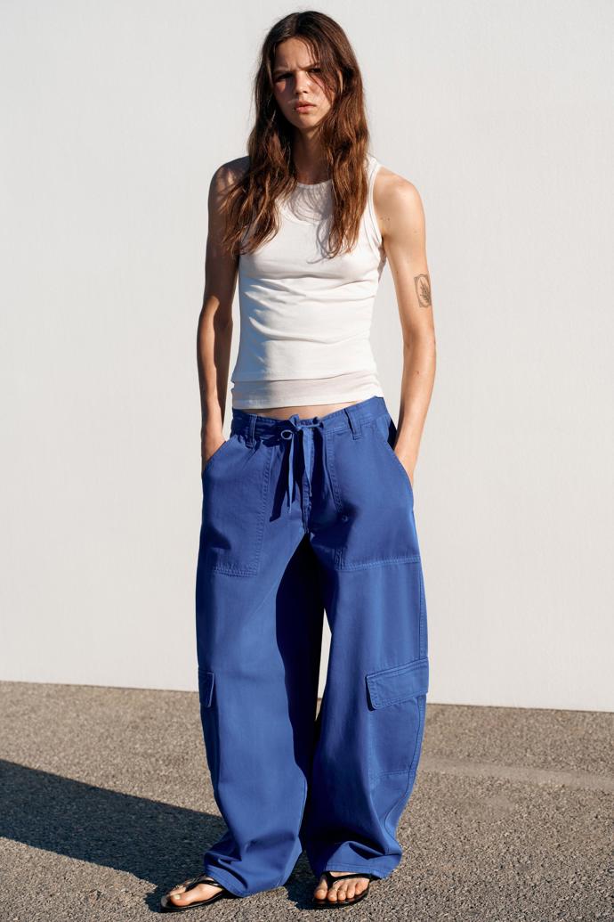 Oversized cargo kalhoty, Zara, 999 Kč Oversized cargo kalhoty, Zara, 999 Kč