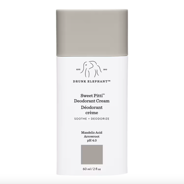  Sweet Pitti Deodorant Cream, Drunk Elephant, prodává Sephora, 620 Kč