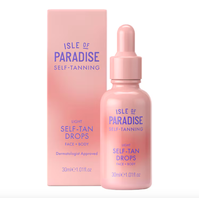  Samoopalovací kapky Self Tanning Drops, Isle of Paradise, prodává Sephora, 750 Kč